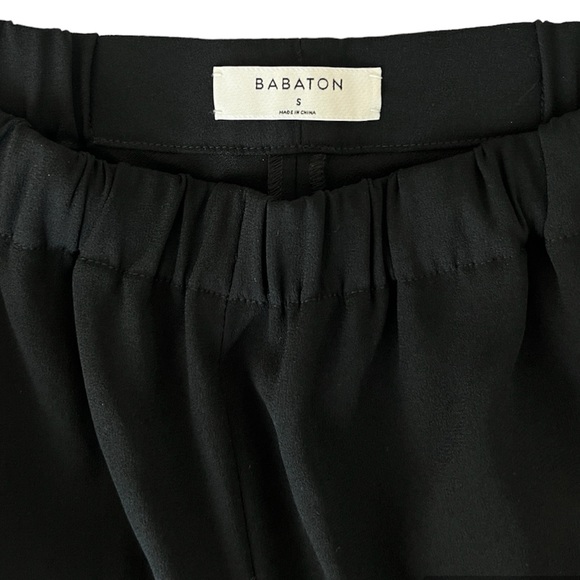 Aritzia Babaton Conan Cropped Ankle Dress Pants Side Stripe Slim Trousers Small - Picture 4 of 5